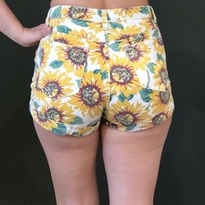 High Waisted American Apparel Sunflower Sh…